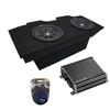 Harmony Audio Compatible with 1993-2002 Chevy Camaro Coupe Kicker Bundle Comp C12 Dual 12" Sub Box Enclosure Package & CXA800.1 Amp view 1