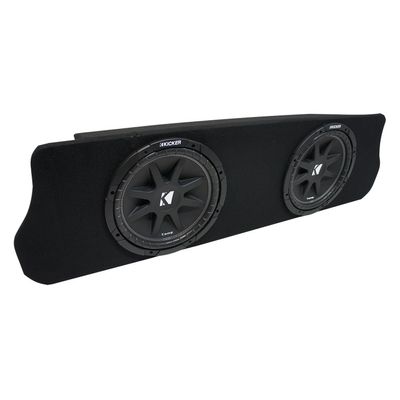 American Sound Connection Compatible with 1994-2004 Ford Mustang Coupe Kicker Comp C10 Dual 10" Custom Sub Box Enclosure New - Final 2 Ohm