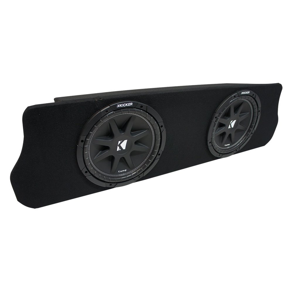 American Sound Connection Compatible with 1994-2004 Ford Mustang Coupe Kicker Comp C10 Dual 10" Custom Sub Box Enclosure New - Final 2 Ohm