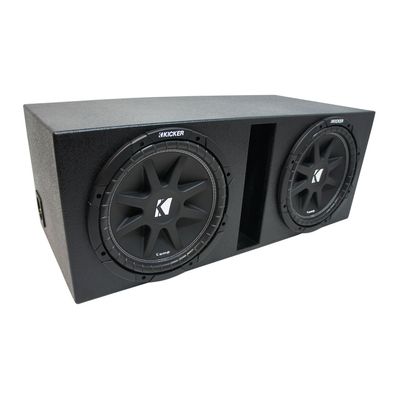 American Sound Connection Bundle 43C124 C12 Series 150W 4-Ohm Subwoofer and RL212V Dual 12" Vented Sub Box Enclosure