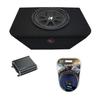 Kicker Bundle Compatible with 2000-09 Honda S2000 C12 Comp Single 12" Loaded Sub Box Enclosure with CXA400.1 Amplifier view 1