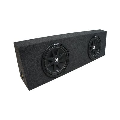 American Sound Connection Kicker Bundle Compatible with Regular Standard Cab Truck C10 Comp Dual 10" Final 2 Ohm Sub Box Enclosure