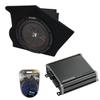 Harmony Audio Compatible with 1993-2002 Chevy Camaro Coupe Driver Side 10" Kicker Bundle CompR CWR10 Sub Box Enclosure & CXA800.1 Amp view 1
