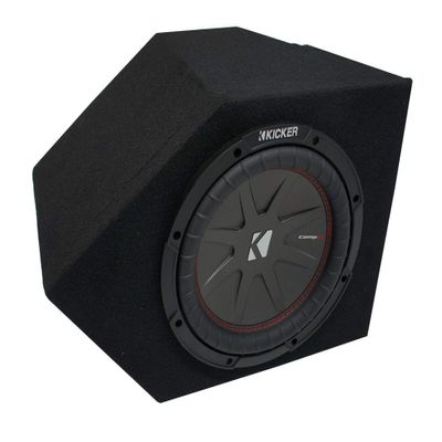 American Sound Connection Compatible with 1993-2002 Chevy Camaro Coupe Passenger Side 10" Kicker CompR CWR10 Sub Box Enclosure - Final 2 Ohm