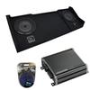 Harmony Audio Compatible with 1994-2001 Dodge Ram Ext Club Quad Kicker Bundle CompVT CVT10 Dual 10" Sub Box CXA800.1 view 1
