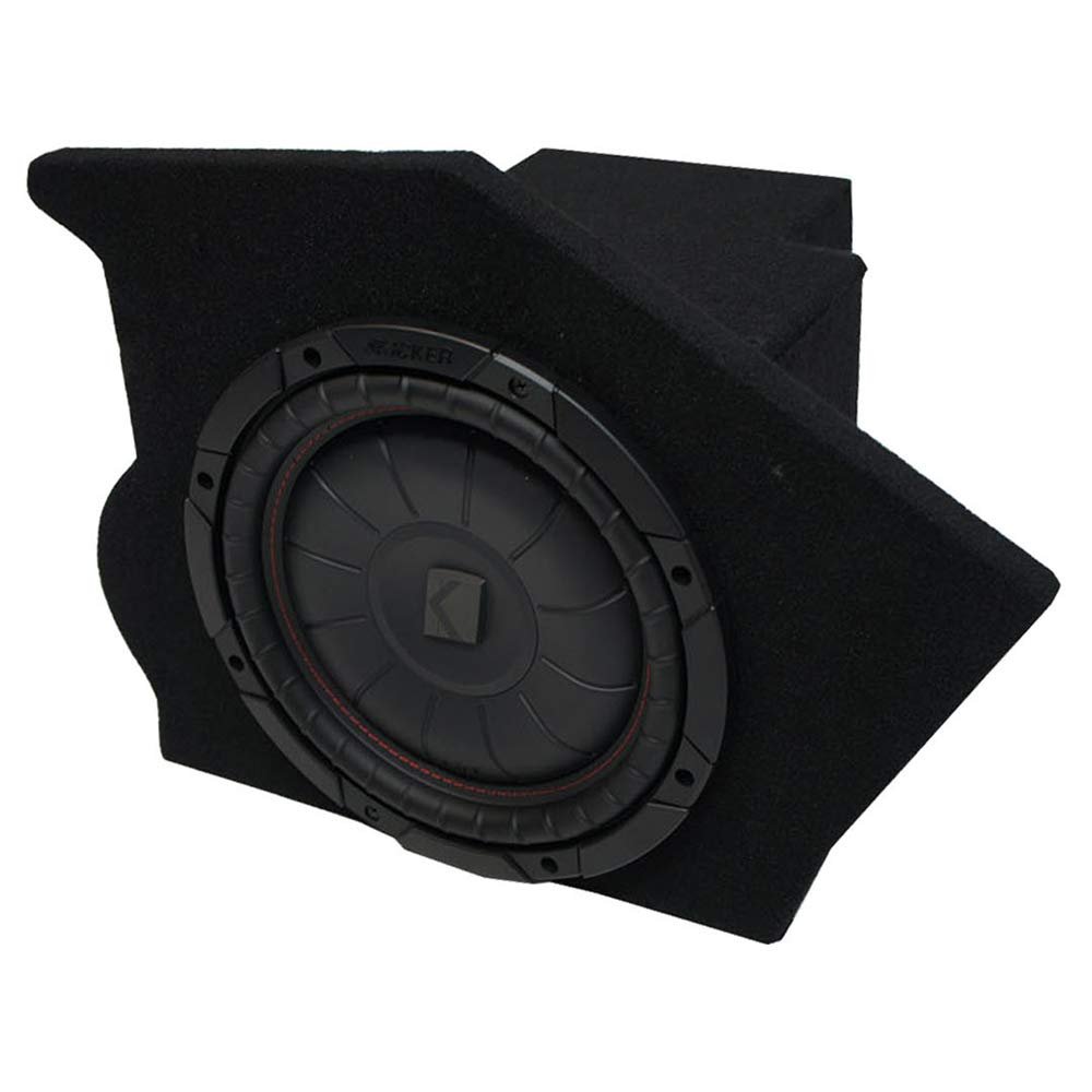 American Sound Connection Compatible with 1993-2002 Pontiac Firebird Coupe Driver Side 10" Kicker CompVT CVT10 Sub Box Enclosure - Final 2 Ohm