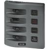 Blue Sea 4304 WeatherDeck Water Resistant Fuse Panel - 4 Position - Grey consumer electronics view 1