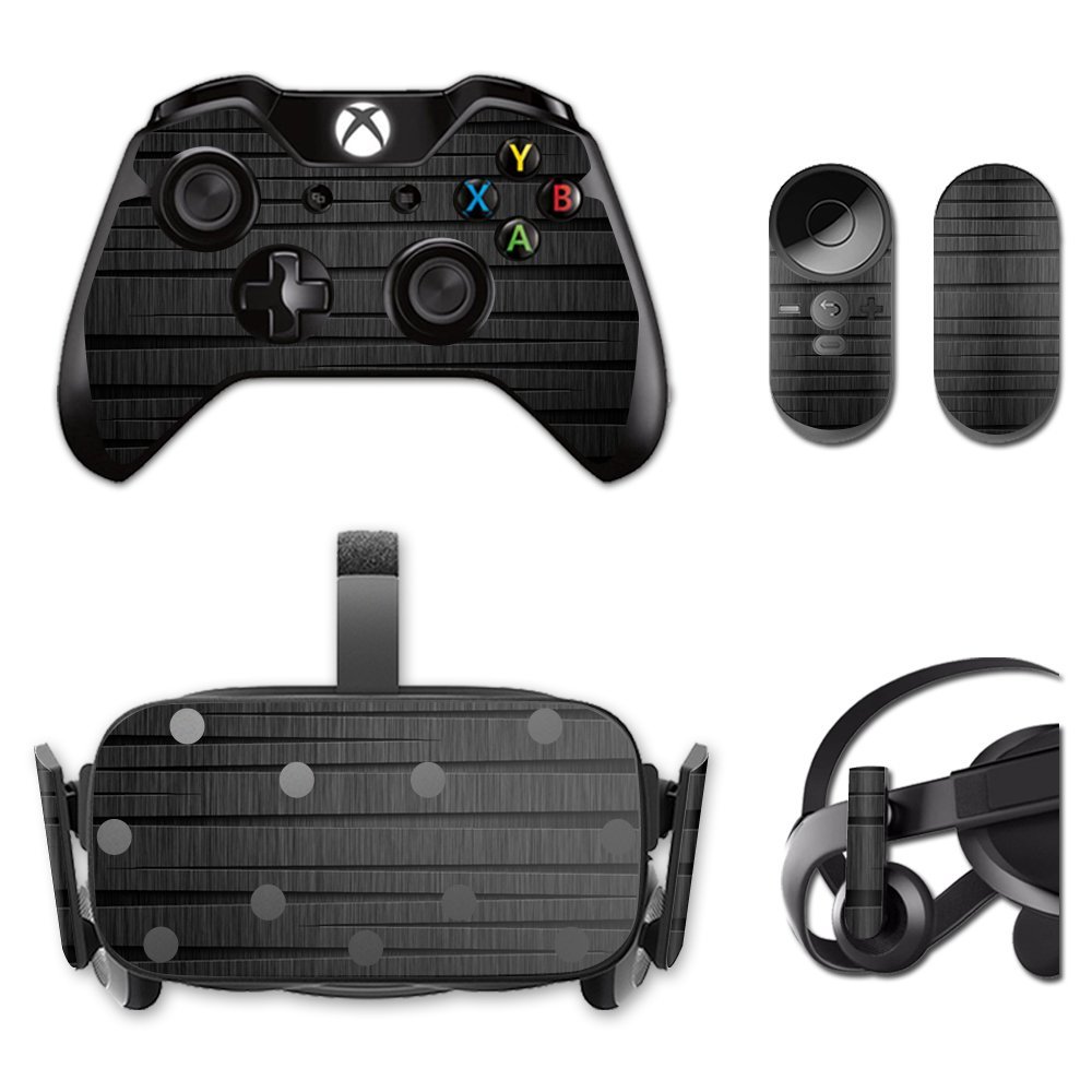 MightySkins Skin Compatible with Oculus Rift CV1 wrap Cover Sticker Skins Carved Wood