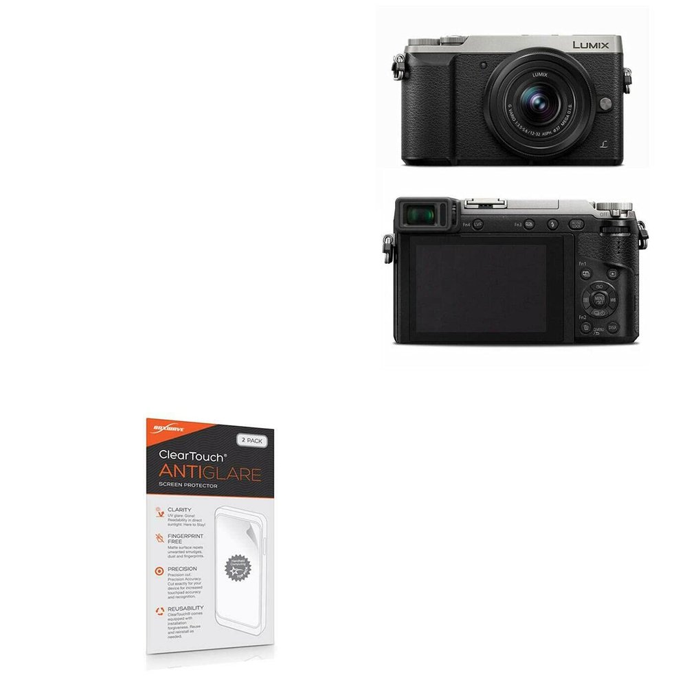 BoxWave Screen Protector Compatible with Panasonic Lumix GX85 (Screen Protector by BoxWave) - ClearTouch Anti-Glare (2-Pack), Anti-Fingerprint Matte Film Skin for Panasonic Lumix GX85