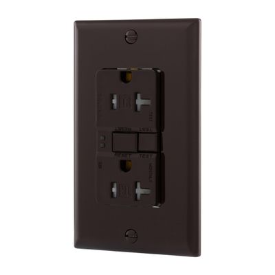 Cooper Wiring Devices TRSGF20B GFCI TR Self Test Duplex 20A 125V BR