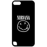 Design Black Snap On Cases for iPod Touch 5 5th Generation -Nirvana Logo Carring Case