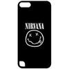 Design Black Snap On Cases for iPod Touch 5 5th Generation -Nirvana Logo Carring Case view 1
