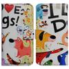 Bfun Packing Bcov Colorful Cute Dogs Wallet Card Slot Leather Cover Case for iPod Touch 5 6 view 1