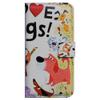 Bfun Packing Bcov Colorful Cute Dogs Wallet Card Slot Leather Cover Case for iPod Touch 5 6 view 3