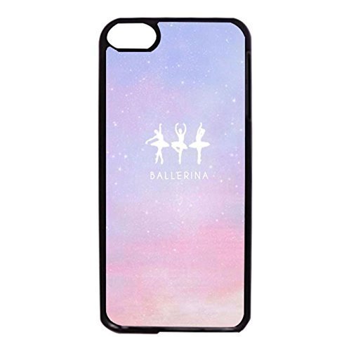 iPod Touch 6th Generation Phone Shell Useful Hard Plastic Case Snap on iPod Touch 6th Generation Delicate Modish Ballet Girl Image Print Phone Case