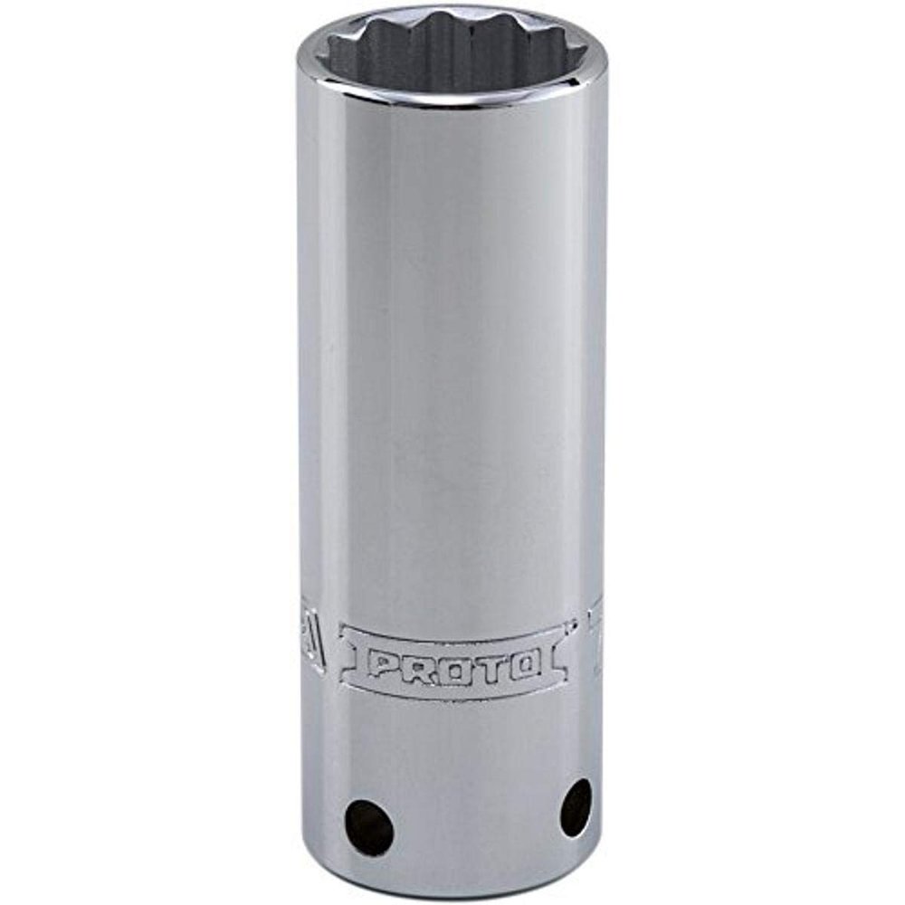 Tether-Ready 1/2" Drive Deep Socket 17 mm - 12 Point