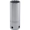 Tether-Ready 1/2" Drive Deep Socket 17 mm - 12 Point view 1