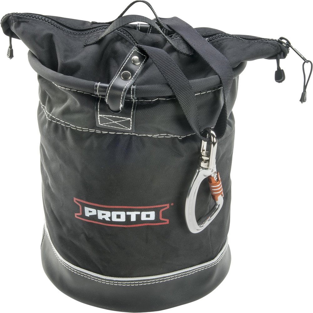 Stanley Proto JBUCK300LBZP Tethering D-Ring Lift Bucket (300-pound Weight Capacity) with Swivel Triple Lock Carabiner