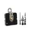 Takane Quartz Clock Movement Mechanism with 3" Serpentine Hands and Black Second Hand, U.S.A. Made (11/16" Threaded Shaft for dials up to 1/2" Thick) view 1