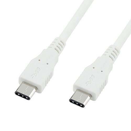 SANOXY USB 3.1 Type C to Type C OTG Data Cable Connector for MacBook 12 White 1 Meter