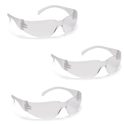 Pyramex Safety Intruder Eyewear (3 Pair Pack) (Clear Anti-Fog)