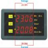 AILI Programmable Digital Dual Display 90V 250A Combo Meter Voltage Amp Power Ah Hour Meter Test Blue view 3