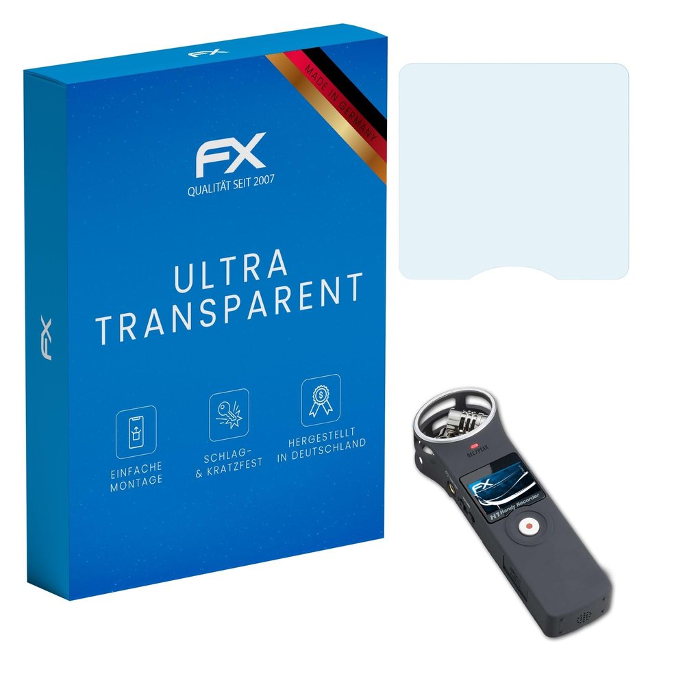 atFoliX Screen Protection Film compatible with Zoom H1 Screen Protector, ultra-clear FX Protective Film (3X)