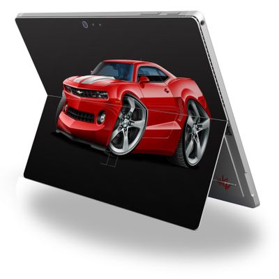 2010 Camaro RS Red - Decal Style Vinyl Skin fits Microsoft Surface Pro 4 (Surface NOT Included)