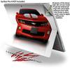 2010 Chevy Camaro Victory Red - White Stripes - Decal Style Vinyl Skin fits Microsoft Surface Pro 4 (Surface NOT Included) view 2