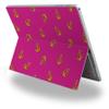 Anchors Away Fuschia Hot Pink - Decal Style Vinyl Skin fits Microsoft Surface Pro 4 (Surface NOT Included) view 1