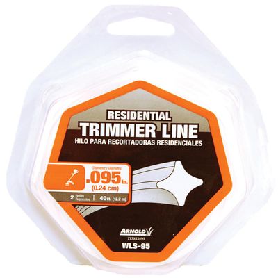 Arnold Wls-95 Residential Trimmer Line, .095", 40'