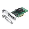 1000Mbps Gigabit Ethernet Converged Network Adapter (NIC) with Intel I350 Chip | Ethernet PCI Express NIC Network Card | Quad Copper RJ45 Ports | PCI Express 2.1 X4 | Compare to Intel I350-T4 view 1