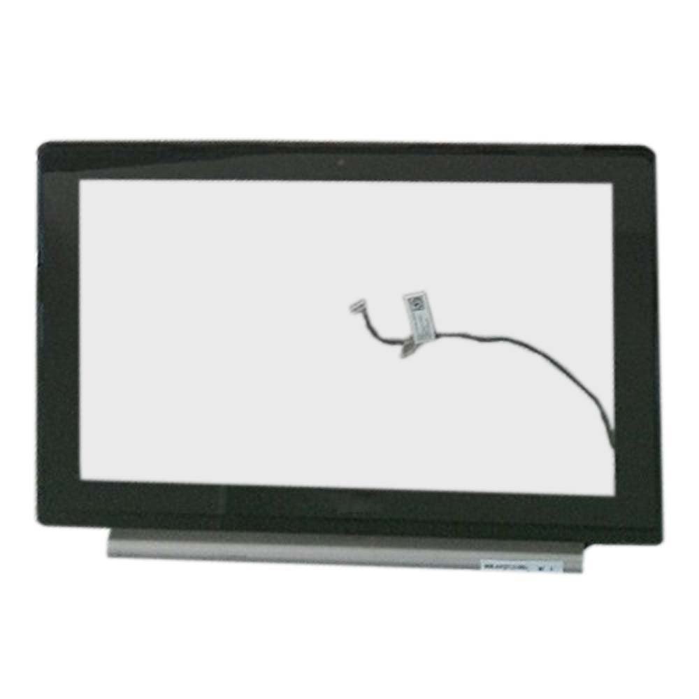 KREPLACEMENT 11.6" Touch Screen Replacement Digitizer Front Glass Panel Sensor + Bezel for Asus VivoBook S200E-RHI3T73 Notebook PC (Non-LCD)