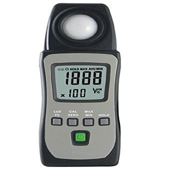 GOWE Pocket Size LUX/FC Light Meter Spectral response close to CIE luminous spectral efficiency