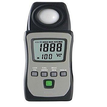 GOWE Pocket Size LUX/FC Light Meter Spectral response close to CIE luminous spectral efficiency