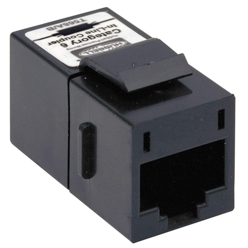 Hubbell SFC6BK SNAP-FIT, Inline Coupler