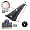 Quick Dam QD65-1 Water-Activated Flood Barrier-5 Feet-1/Pack, 5-ft, Black view 3