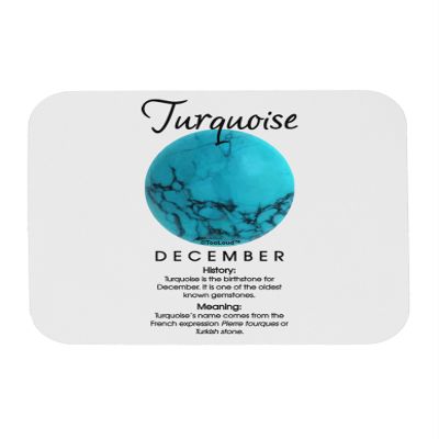TOOLOUD Birthstone Turquoise Mousepad