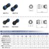 Eonvic SP21 Aviation Connector 4Pin Panel Mount Aviation Plug Socket Waterproof IP68 Connectors with Cap Panel Mount for Industrial Device Power Signal (1PCS-SP21 4pin) view 4