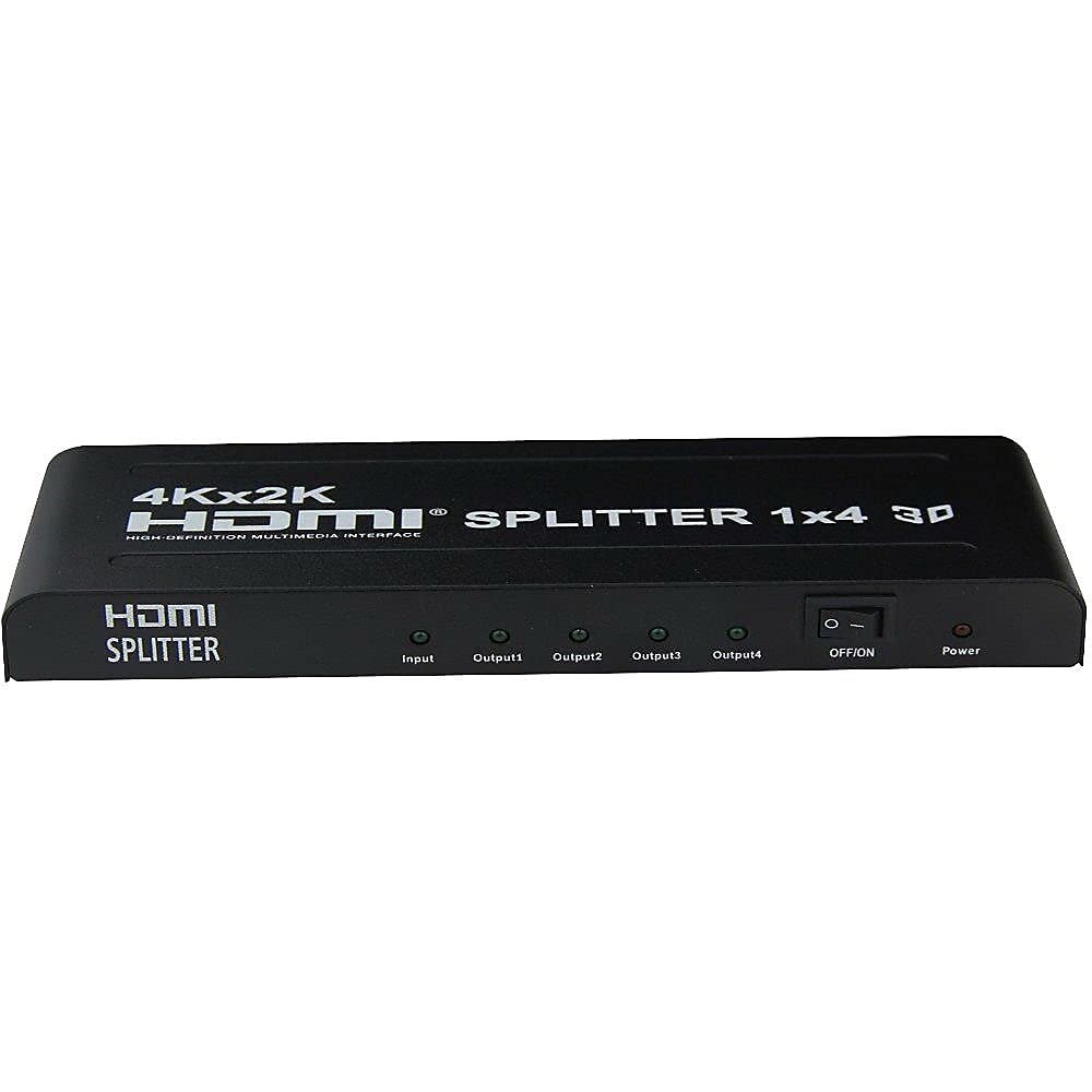 4XEM 4-Way HDMI Splitter Supports 3D & 4K/2K