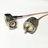 UHF Male Plug Connector Switch BNC Male Plug Right Angle Connector RG178 15CM 6" Adapter Ships Quickly From USA view 1
