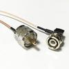 UHF Male Plug Connector Switch BNC Male Plug Right Angle Connector RG178 15CM 6" Adapter Ships Quickly From USA view 3