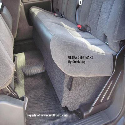 1999-2006 Silverado/Sierra Extended Cab Dual 12 Downfire Ultra MAXX Subwoofer Box