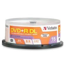 15pk DVD + R DL 8.5 GB X Branded Spindle [parallel import goods]