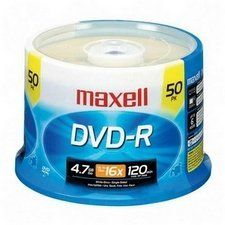 Maxell DVD + R Discs, 4.7 GB, X, Spindle, Gold, 50/Pack [parallel import goods]