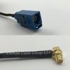 12 inch 30cm RG174 Fakra Blue GPS to SMA FEMALE ANGLE Pigtail Jumper RF coaxial cable 50 ohm Quick USA Shipping view 1