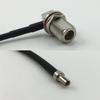 12 inch 30cm RG178 N Female Bulkhead Angle to TS-9 MALE Pigtail Jumper RF coaxial cable 50 ohm Quick USA Shipping view 1