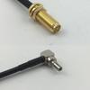 12 inch 30cm RG178 RP-SMA Female Long to CRC9 MALE ANGLE Pigtail Jumper RF coaxial cable 50 ohm Quick USA Shipping view 1