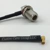 12 inch 30cm RG316 N Female Bulkhead Angle to MCX FEMALE ANGLE Pigtail Jumper RF coaxial cable 50 ohm Quick USA Shipping view 1