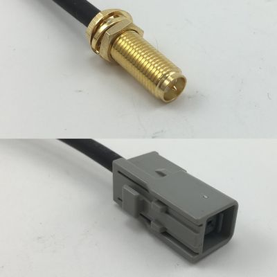 12 inch 30cm RG178 RP-SMA Female Long to GT5-1S Pigtail Jumper RF coaxial cable 50 ohm Quick USA Shipping